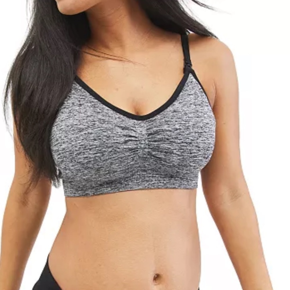 Motherhood Maternity Red Heather Nursing Bra Sz. L
